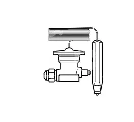 hlava termostat. exp. ventilu Danfoss TES 12, R404A, R507, MOP 0°C